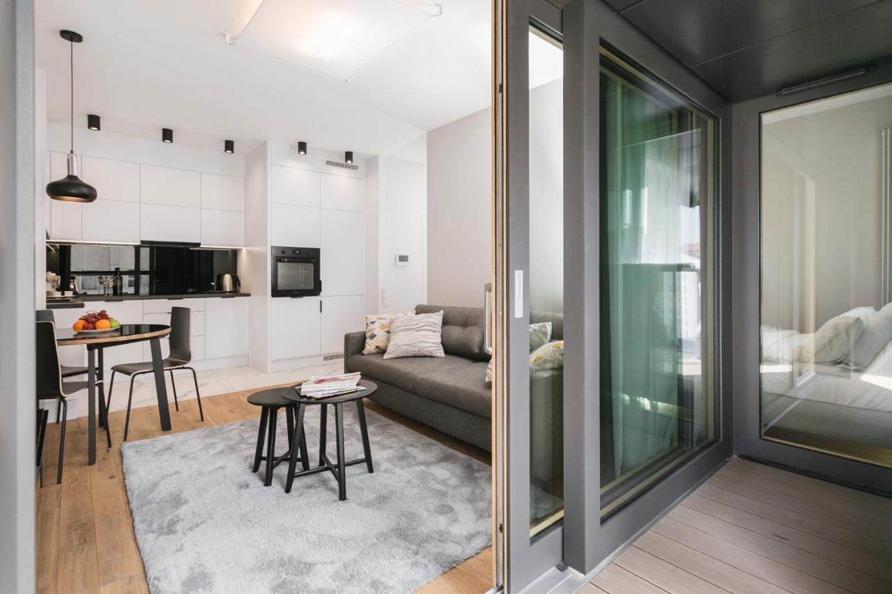 Luxury Apartments Mennica Residence - Golden Apartments - City Center Warschau Exterior foto
